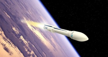 Start rakiety Vega - wizualizacja / Credits: ESA