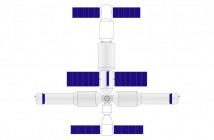 Potencjalny wygląd/zarys chińskiej stacji kosmicznej z kapsułą Shenzhou i pojazdem zaopatrzeniowym / Credits - Craigboy