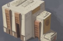 Vehicle Assembly Building - graphics concept for Race To Mars / Credits - Intermarum