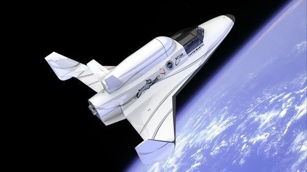 Wizja artystyczna samolotu suborbitalnego Lynx / Credits: XCOR