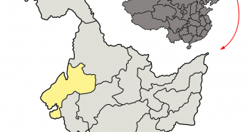 Położenie prefektury Qiqihar prowincji Heilongjiang na mapie Chin / Credits: Croquant, Licence: CC-BY-3.0
