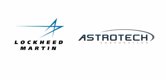 Loga firm Lockheed Martin i Astrotech / Credits: Lockheed Martin, Astrotech