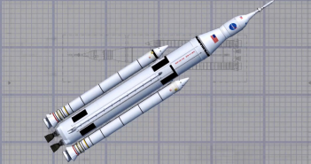 SLS Block I i Orion / Credits: NASA
