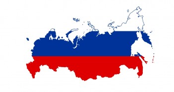 Flaga i terytorium Federalnej Republiki Rosji / Credits: Aivazovsky, domena publiczna (PD)