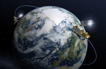 Satelity MetOp Second Generation - wizualizacja / Credits: ESA–P. Carril