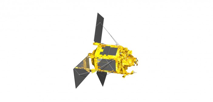 Wizualizacja satelity SPOT-6/SPOT-7 / Credits: EADS Astrium (Airbus Defence and Space)