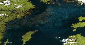 Sinice na Bałtyku okiem Suomi NPP / Credits - NOAA