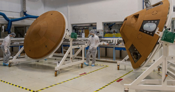 Osłony termiczne lądownika Schiaparelli / Credit: Airbus D&S