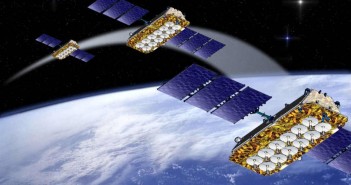 Satelity O3b na orbicie - wizja artystyczna / Credit: O3b Networks Ltd.