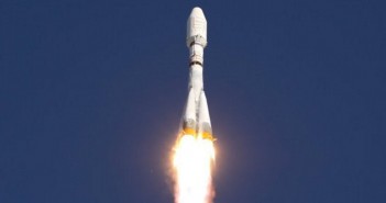 Start rakiety Sojuz-2.1b/Fregat z satelitą Glonass-M / Credits: Roskosmos