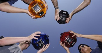 Roboty Spheres konkursu Zero Robotics / Credit: MIT