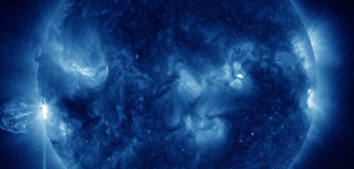 Rozbłysk klasy M5.9 z 24 sierpnia / Credits - NASA, SDO