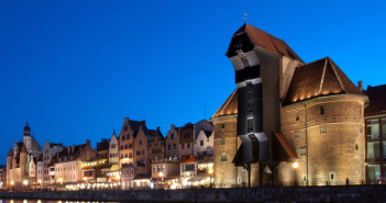 Gdański żuraw nad Motławą