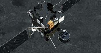 Odłączenie Philae od sondy Rosetta / Credit: ESA/ATG medialab