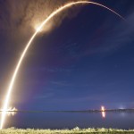 Start rakiety Falcon 9 z satelitą AsiaSat 6, 7 września 2014 / Credit: SpaceX