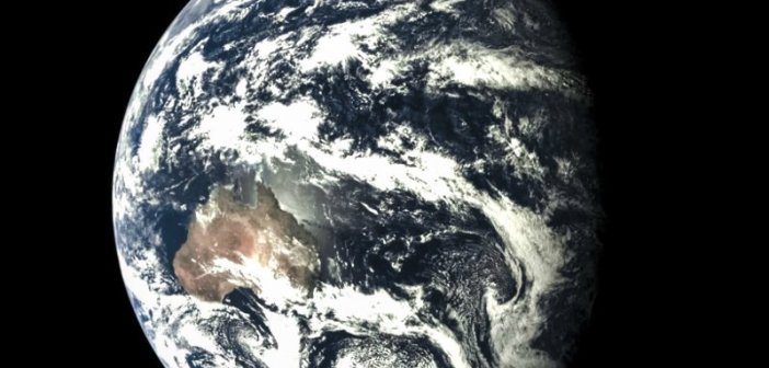 Ziemia obserwowana przez Chang'e 5-T1 / Credits - CNSA