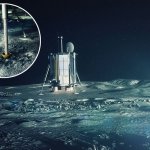 Grafika przedstawiająca koncepcję lądownika Lunar Mission One / Credits - LMO