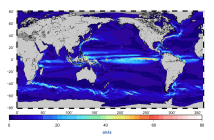 Prądy morskie i oceaniczne zwizualizowane dzięki danym z satelity GOCE