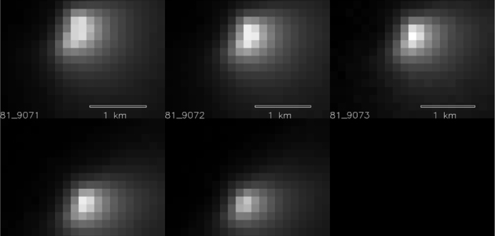 Jądro komety C/2013 A1 okiem instrumentu HiRISE orbitera MRO / Credits - NASA/JPL-Caltech/University of Arizona