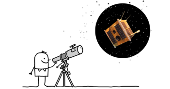 Fragment plakatu konferencji "Astronomia i badania kosmiczne w edukacji"