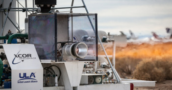 Test silnika XR-5H25 / Credit: XCOR, Mike Massee