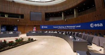 Sala obrad Rady Ministerialnej ESA 2014, Luksemburg