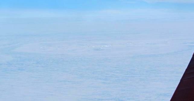 Zdjęcie domniemanego krateru na Antarktydzie / Credits - Tobias Binder, AWI