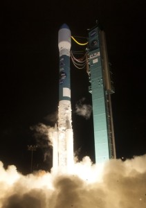 Start rakiety Delta II 31 stycznia 2015 roku / Credits: ULA