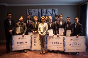 Laureaci, partnerzy i organizatorzy polskiej edycji konkursu Galileo Masters 2014