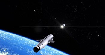 Satelizacja ładunku wyniesionego rakietą LauncherOne - wizualizacja