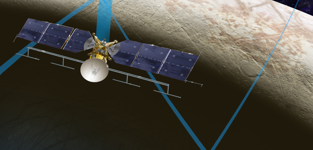 NASA wybrała instrumenty dla misji na Europę Koncept misji Europa Clipper / Credits: NASA