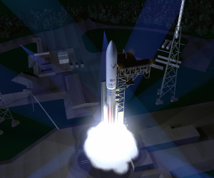 Start rakiety Vulcan - wizualizacja / Credit: ULA