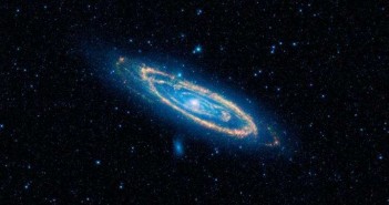 Galaktyka Andromedy w zakresie podczerwieni / Credits - NASA/JPL-Caltech/WISE Team