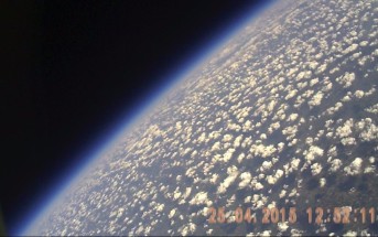 Widok ze stratosfery, uzyskany podczas misji JADE - 25.04.2015 / Credits - projekt JADE, Daniel Kaczmara