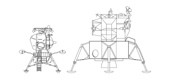 Porównanie radzieckiego LK-3 z amerykańskim LM