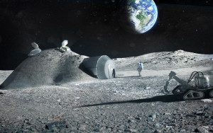 Baza księżycowa / Credit: ESA
