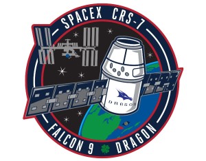 Logo misji SpX CRS-7 / Credits - SpaceX