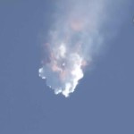 Rozerwanie rakiety Falcon 9R v1.1 / Credits - NASA TV