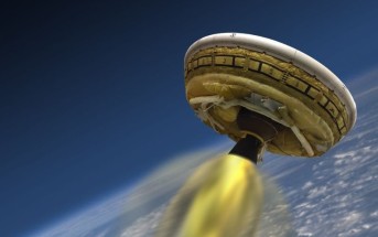 Low-Density Supersonic Decelerator. Grafika koncepcyjna. (Credits: NASA)
