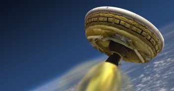 Low-Density Supersonic Decelerator. Grafika koncepcyjna. (Credits: NASA)