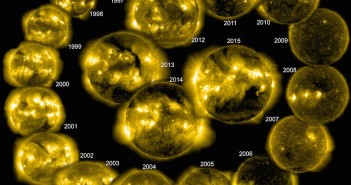 Dwadzieścia spojrzeń na Słońce sondy SOHO / Credits - NASA, ESA, SOHO