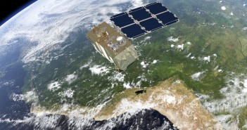Sentinel-2 na orbicie - wizualizacja / Credit: ESA - ATG Medialab