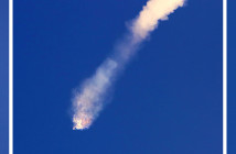 Sekwencja zdjęć nieudanego startu Falcona 9 z 28 czerwca 2015 / Credit: SpaceX