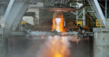 Test silnika kriogenicznego ISRO / Credit: ISRO