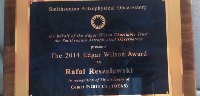 Nagroda dla Rafała Reszelewskiego / Credits - Rafał Reszelewski