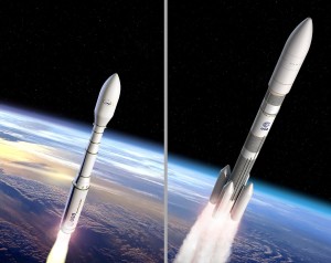 Rakiety Vega C i Ariane 6 / Credits - ESA–J. Huart and D. Ducros, 2015