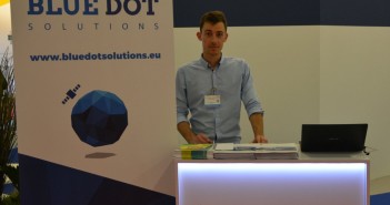 Maciej Mickiewicz z zespołu Blue Dot Solutions na MSPO / Credits - BDS