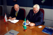 Podpisanie porozumienia o współpracy między POLSA a AEB, 22 września 2015 / Credit: AEB