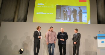 Wręczenie polskiego tytułu Galileo Master twórcom PastGuide na gali w Berlinie, 20 października 2015 / Credit: Kosmonauta.net - Krzysztof Kanawka