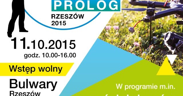 Plakat Dron Show Prolog 2015 / Credits - Centrum Naukowo Technologiczne Systemów Bezzałogowych